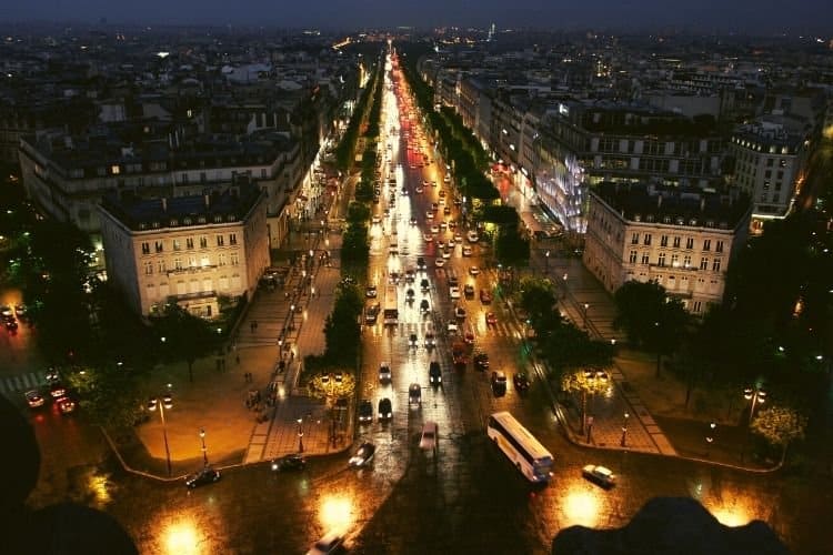 Paris in night